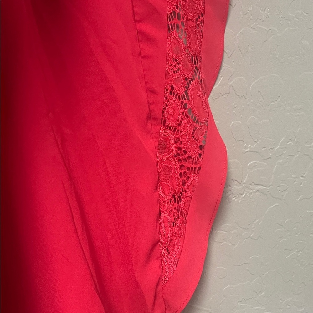 Peter Nygard Bold Red Butterfly Blouse - Picture 6 of 8